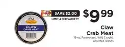 ShopRite Claw Crab Meat offer