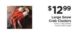 ShopRite Large Snow Crab Clusters offer
