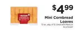 ShopRite Mini Cornbread Loaves offer
