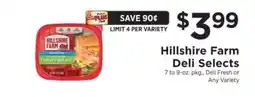 ShopRite Hillshire Farm Deli Selects offer
