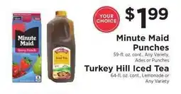 ShopRite Minute Maid Punches or Turkey Hill Iced Tea offer