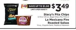 ShopRite Stacy's Pita Chips or La Mexicana Fire Roasted Salsas offer
