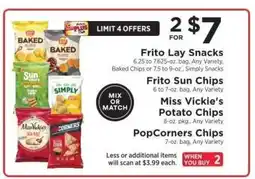 ShopRite Frito Lay Snacks offer