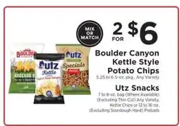 ShopRite Boulder Canyon Kettle Style Potato Chips offer