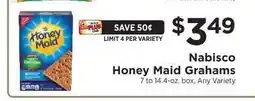 ShopRite Nabisco Honey Maid Grahams offer