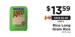 ShopRite Rico Long Grain Rice offer