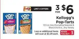 ShopRite Kellogg's Pop-Tarts offer