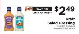ShopRite Kraft Salad Dressing offer