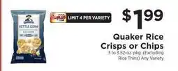 ShopRite Quaker Rice Crisps or Chips offer