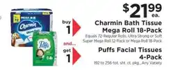 ShopRite Charmin Bath Tissue Mega Roll 18-Pack offer