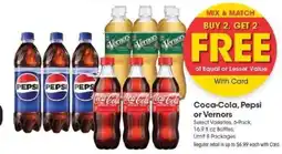 Kroger Coca-Cola, Pepsi or Vernors offer