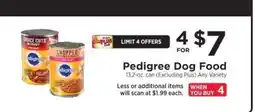 ShopRite Pedigree Dog Food offer