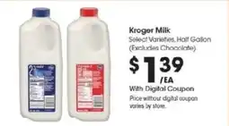 Kroger Kroger Milk offer