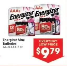 Kroger Energizer Max Batteries offer
