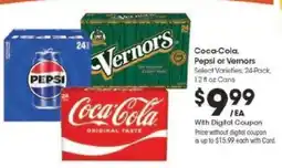 Kroger Coca-Cola, Pepsi or Vernors offer