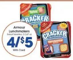 Kroger Armour LunchMakers offer