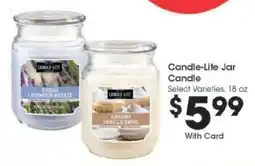 Kroger Candle-Lite Jar Candle offer