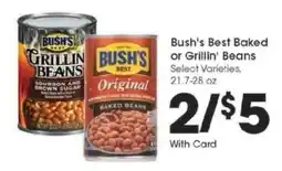 Kroger Bush's Best Baked or Grillin' Beans offer