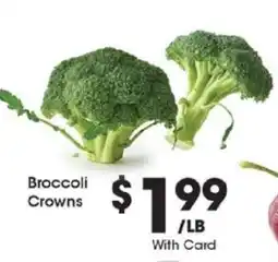Kroger Broccoli Crowns offer