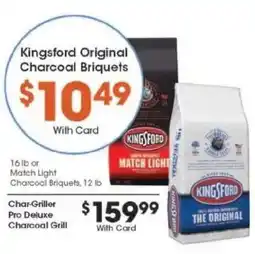Kroger Kingsford Original Charcoal Briquets offer