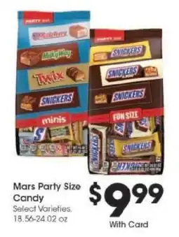 Kroger Mars Party Size Candy offer