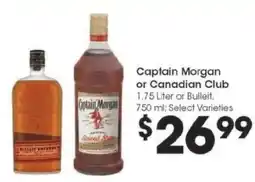 Kroger Captain Morgan or Canadian Club offer