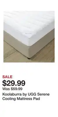 Kohl's Koolaburra by UGG Serene Cooling Mattress Pad offer