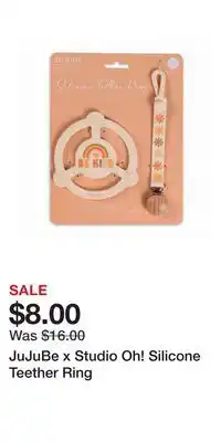Kohl's JuJuBe x Studio Oh! Silicone Teether Ring offer