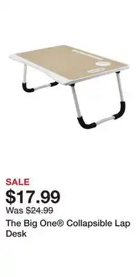 Kohl's The Big One Collapsible Lap Desk offer