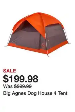 Dick's Sporting Goods Big Agnes Dog House 4 Tent offer
