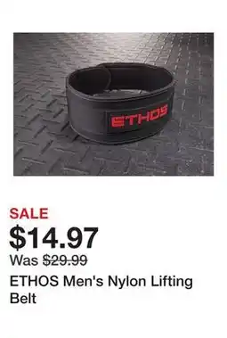 Dick's Sporting Goods ETHOS Men's Nylon Lifting Belt offer