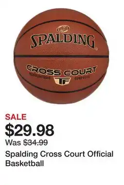 Dick's Sporting Goods Spalding Cross Court Official Basketball offer