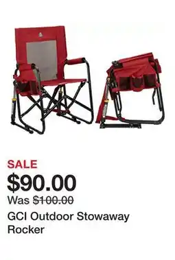 Dick's Sporting Goods GCI Outdoor Stowaway Rocker offer