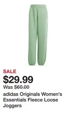 Dick's Sporting Goods adidas Originals Women's Essentials Fleece Loose Joggers offer
