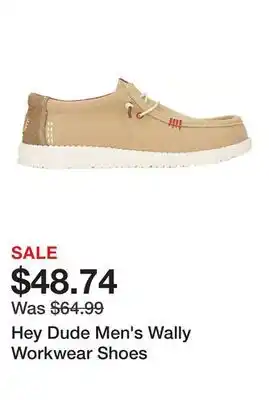 Dick's Sporting Goods Hey Dude Men's Wally Workwear Shoes offer
