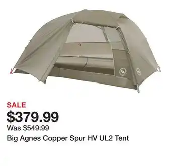 Dick's Sporting Goods Big Agnes Copper Spur HV UL2 Tent offer
