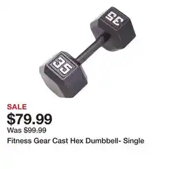Dick's Sporting Goods Fitness Gear Cast Hex Dumbbell- Single offer