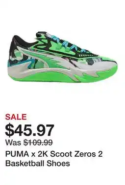 Dick's Sporting Goods PUMA x 2K Scoot Zeros 2 Basketball Shoes offer