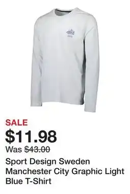 Dick's Sporting Goods Sport Design Sweden Manchester City Graphic Light Blue T-Shirt offer