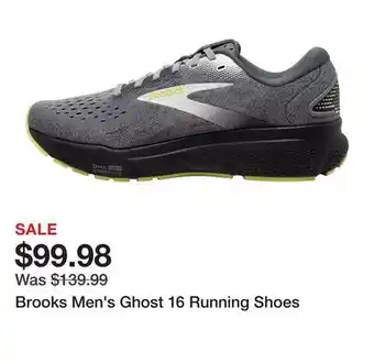 Dick's Sporting Goods Brooks Men's Ghost 16 Running Shoes offer