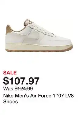 Dick's Sporting Goods Nike Men's Air Force 1 '07 LV8 Shoes offer