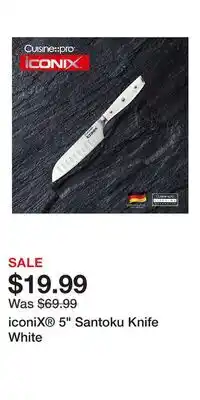 Nordstrom iconiX 5 Santoku Knife White offer