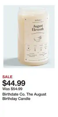 Nordstrom Birthdate Co. The August Birthday Candle offer