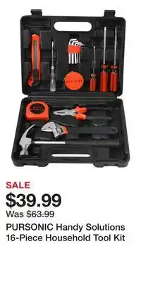 Nordstrom PURSONIC Handy Solutions 16-Piece Household Tool Kit offer