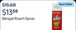 Walmart Bengal Roach Spray, Odorless Stain-Free Dry Spray, 16 oz Aerosol Can offer