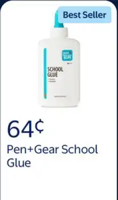 Walmart Pen+Gear School Glue, White, Washable offer