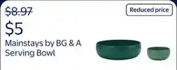 Walmart Mainstays by Becky G. & Alejandra Bamboo Melamine Serving Bowl & Dip Bowl, Green offer