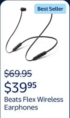Walmart Beats Flex – All-Day Wireless Earphones – Beats Black offer