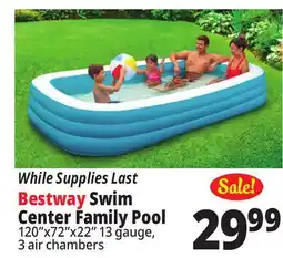 Ocean State Job Lot Bestway H2OGO! Family Swim Center Inflatable Pool 10' offer