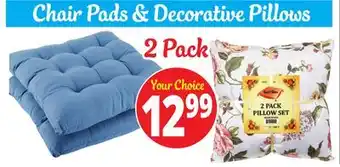 Ocean State Job Lot Chair Pads & Decorative Pillows offer